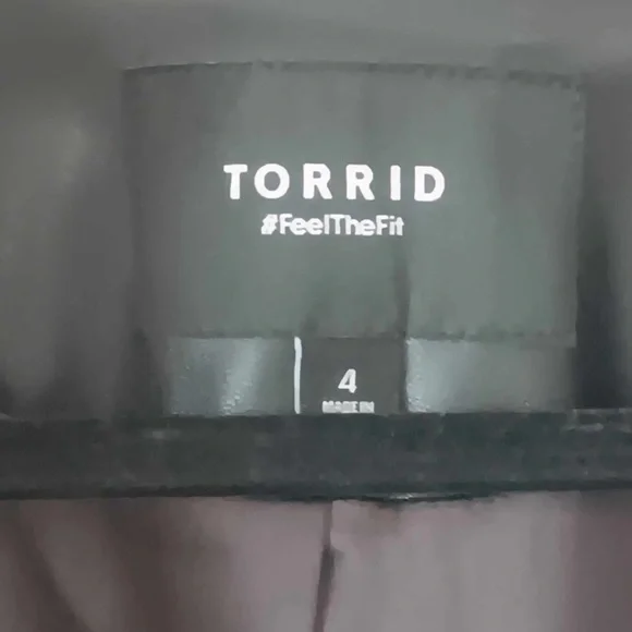 Torrid Asymmetrical Black Faux Leather Moto Jacket - Picture 7 of 12